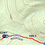 Continental Divide Trail Coalition CDT Map Set Version 3.0 - Map 195 - Colorado bundle exclusive