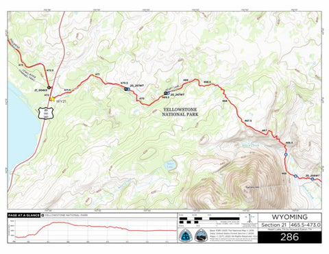 Continental Divide Trail Coalition CDT Map Set Version 3.0 - Map 286 - Wyoming bundle exclusive
