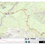 Continental Divide Trail Coalition CDT Map Set Version 3.0 - Map 405 - Montana-Idaho bundle exclusive