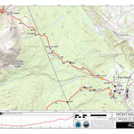 Continental Divide Trail Coalition CDT Map Set Version 3.0 - Map 408 - Montana-Idaho bundle exclusive