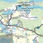 Cook County, Minnesota Gunflint Trail Fire District Map bundle exclusive