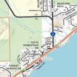 Cook County, Minnesota Tofte Fire District Map bundle exclusive