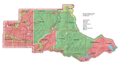 Corazon del Bosque NM Game Management Units 5A & 5B digital map