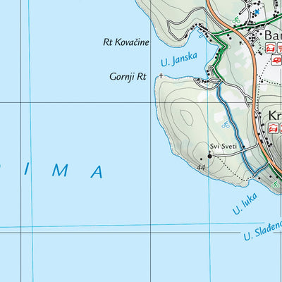 Croatian Mountain Rescue Service - HGSS Dubrovačko primorje digital map