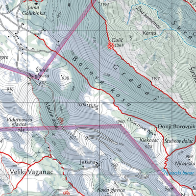 Croatian Mountain Rescue Service - HGSS National park Paklenica digital map