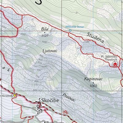 Croatian Mountain Rescue Service - HGSS Omiška Dinara digital map