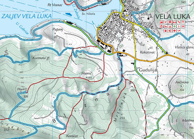 Croatian Mountain Rescue Service - HGSS Otok Korčula digital map