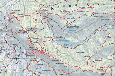 Croatian Mountain Rescue Service - HGSS Ravna gora digital map
