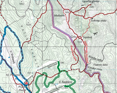 Croatian Mountain Rescue Service - HGSS Risnjak digital map