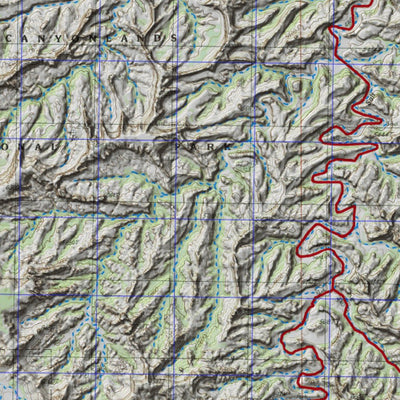 DaveNally Canyonlands National Park digital map
