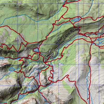 DaveNally Rocky Mountain National Park digital map