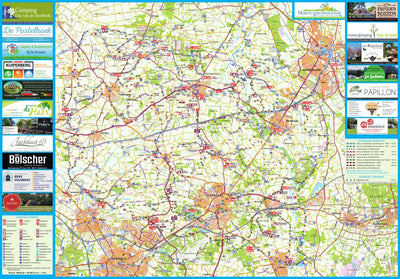 De Vries Kartografie bv. Arthuur routes fietsknooppuntenkaart Twente 2023 route App digital map