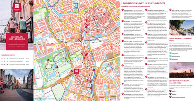 De Vries Kartografie bv. Leonardo Hotel Groningen kunst & cultuur wandelroute Groningen geo NL digital map