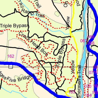 Delaware Trail Spinners, Inc. Fair Hill Blue Diamond Trail digital map