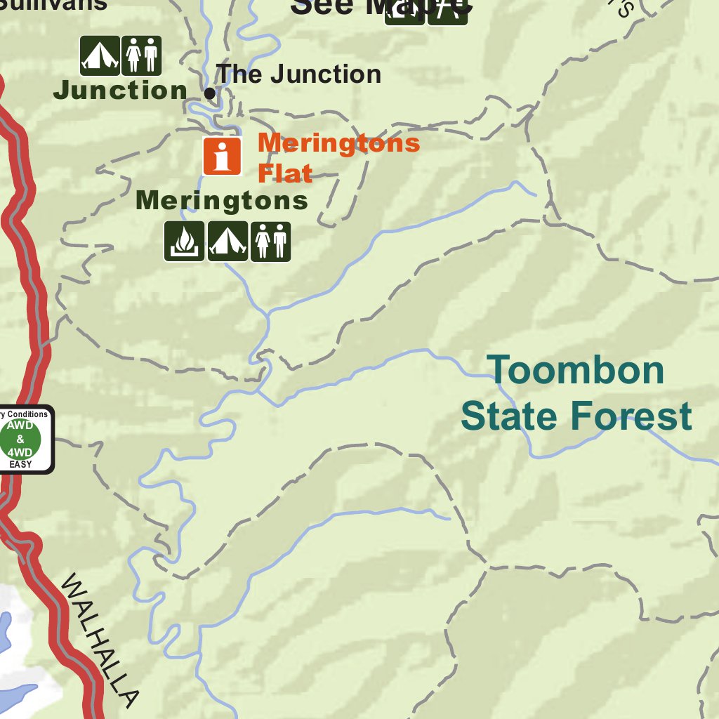 Aberfeldy Back Roads Tours (Overview Map) by DELWP | Avenza Maps