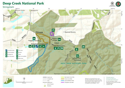 Department for Environment and Water Deep Creek National Park Stringybark digital map