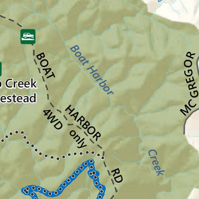 Department for Environment and Water Deep Creek National Park - Tapanappa Campground digital map