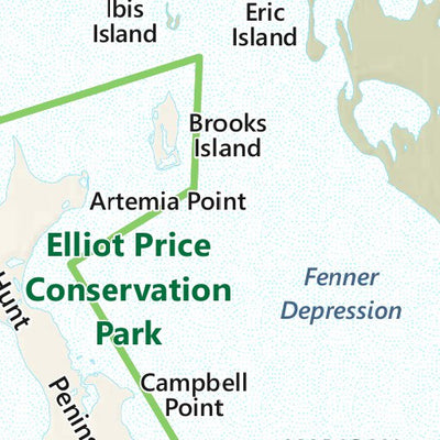 Department for Environment and Water Kati Thanda-Lake Eyre National Park Map digital map