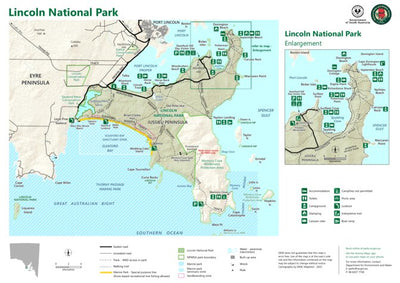 Department for Environment and Water Lincoln National Park & Memory Cove Wilderness Protection Area digital map