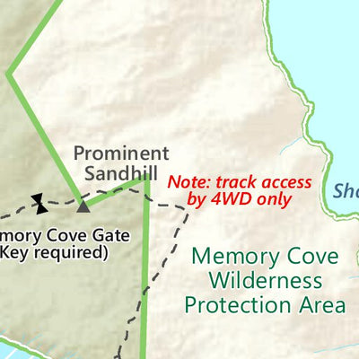 Department for Environment and Water Lincoln National Park & Memory Cove Wilderness Protection Area digital map