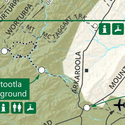 Vulkathunha Gammon Ranges National Park Map 1 by Department for ...