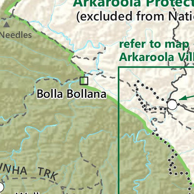 Vulkathunha Gammon Ranges National Park Map 1 by Department for ...