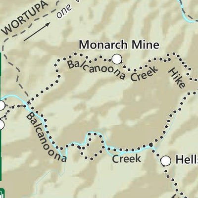 Department for Environment and Water Vulkathunha Gammon Ranges National Park Map 3 digital map