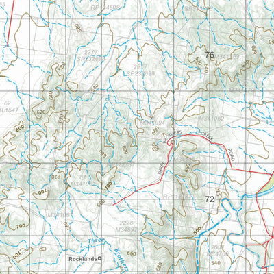 Department of Resources Allora (9241) digital map