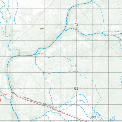 Department of Resources Barcaldine (7950) digital map