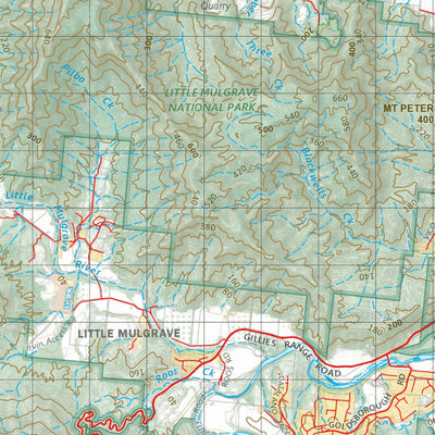 Department of Resources Bartle Frere (8063) digital map