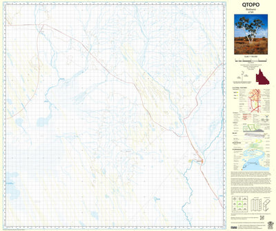 Department of Resources Bedourie (6749) digital map