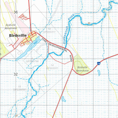 Department of Resources Birdsville (6746) digital map