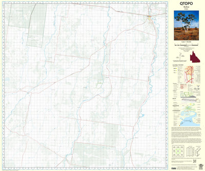 Department of Resources Bollon (8341) digital map