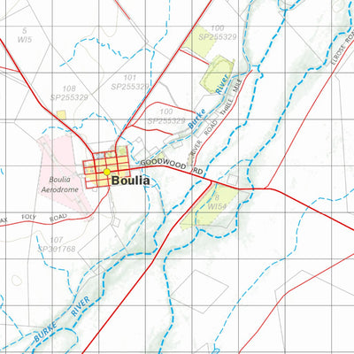 Department of Resources Boulia (6852) digital map