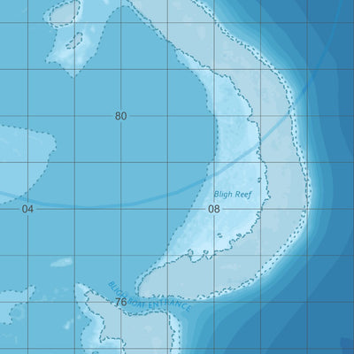 Department of Resources Cape Direction (7672) digital map