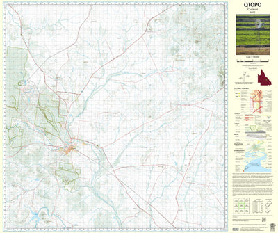 Department of Resources Clermont (8452) digital map