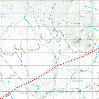 Department of Resources Clermont (8452) digital map