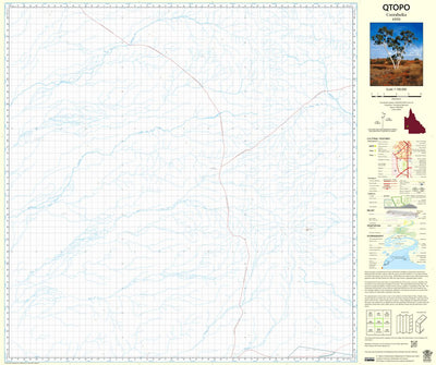 Department of Resources Coorabulka (6950) digital map