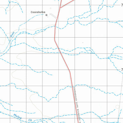 Department of Resources Coorabulka (6950) digital map