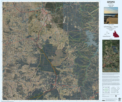Department of Resources Crows Nest (9343-34i) digital map