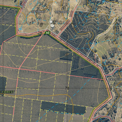 Department of Resources Crows Nest (9343-34i) digital map
