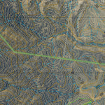 Department of Resources Cunninghams Gap (9341-11i) digital map