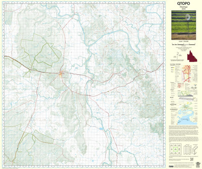 Department of Resources Duaringa (8850) digital map