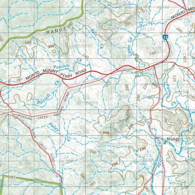 Department of Resources Eidsvold (9147) digital map