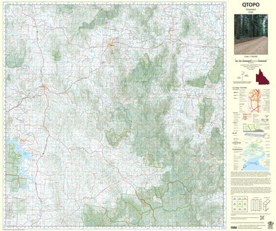 Department of Resources Goomeri (9345) digital map