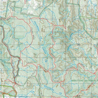 Department of Resources Goomeri (9345) digital map