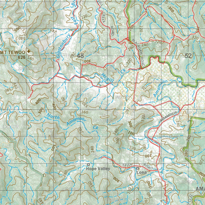 Department of Resources Goomeri (9345) digital map