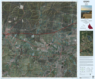 Department of Resources Helidon (9342-41i) digital map