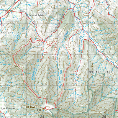 Department of Resources Helidon (9342) digital map