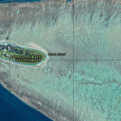Department of Resources Heron Island (9251-22i) digital map
